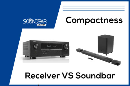 Receiver vs Soundbar Compactness