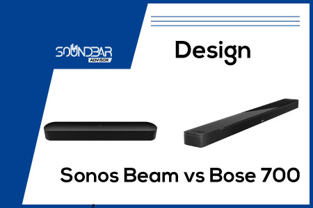 Sonos Beam vs Bose 700 design